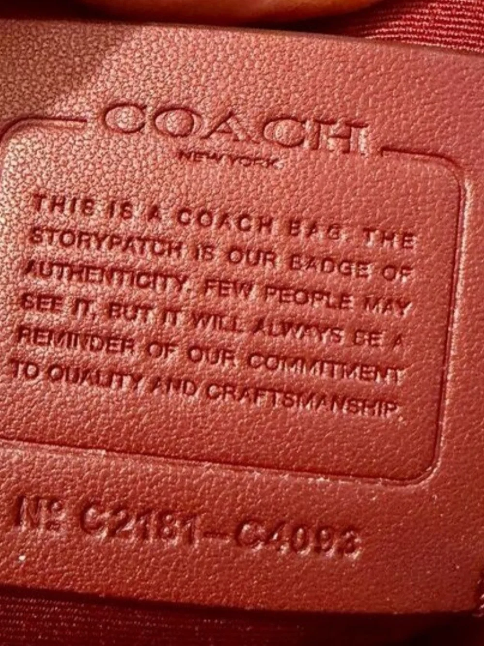 Coach Pink Ruched Nylon/Leather Court Tote with Front Zip Pocket-EUC - Picture 11 of 13